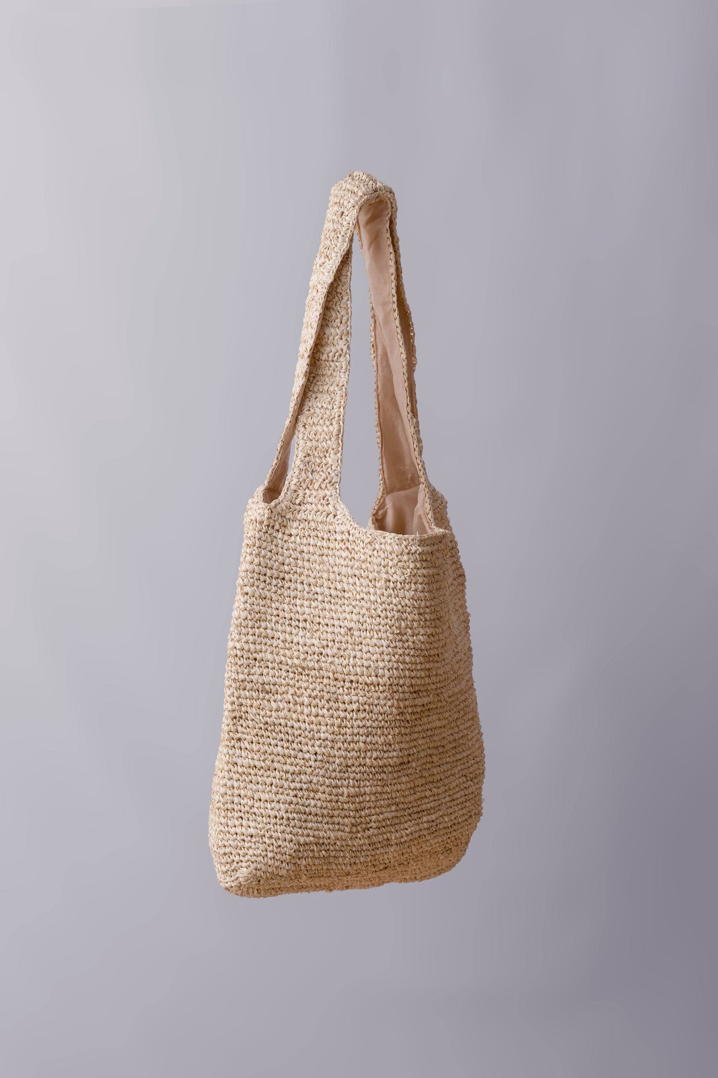 Olivia Raffia Tote Bag